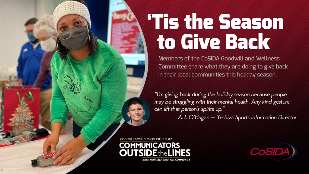 Communicators Outside the Lines Series: 'Tis the Season to Give Back